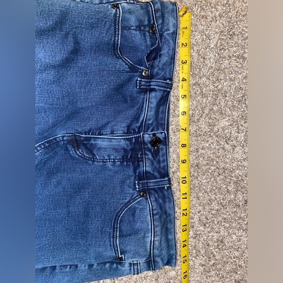 Talbots Women’s 10 Petite Simply Flattering 5 Pocket Deep Blue Denim Jeans - Picture 4 of 5